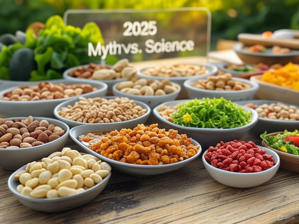 Healthy meal debunking nutrition myths in 2025